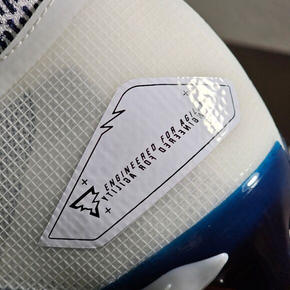 Nike Alpha Menace Elite 3 Flyknit Men's Football Cleats Shoes Size 8 White Black - Picture 12 of 16